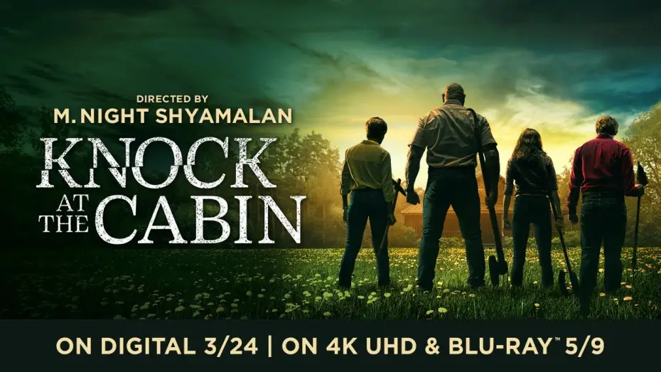 Wideo do filmu Pukając do drzwi — Knock at the Cabin | Yours to Own Digital March 24 // 4K UHD May 9