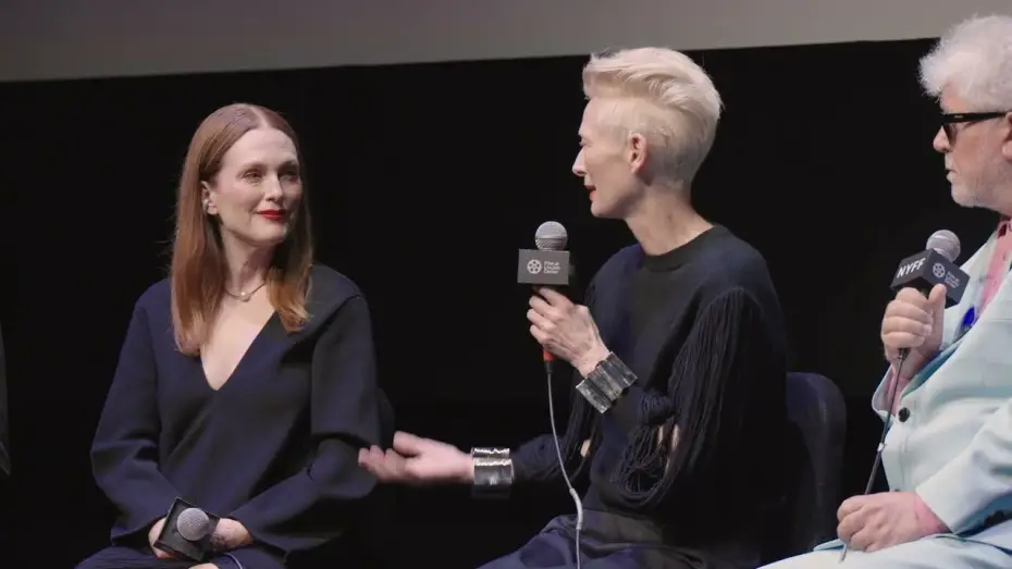Wideo do filmu W pokoju obok — Tilda Swinton, Julianne Moore, Pedro Almodóvar, and John Turturro on The Room Next Door