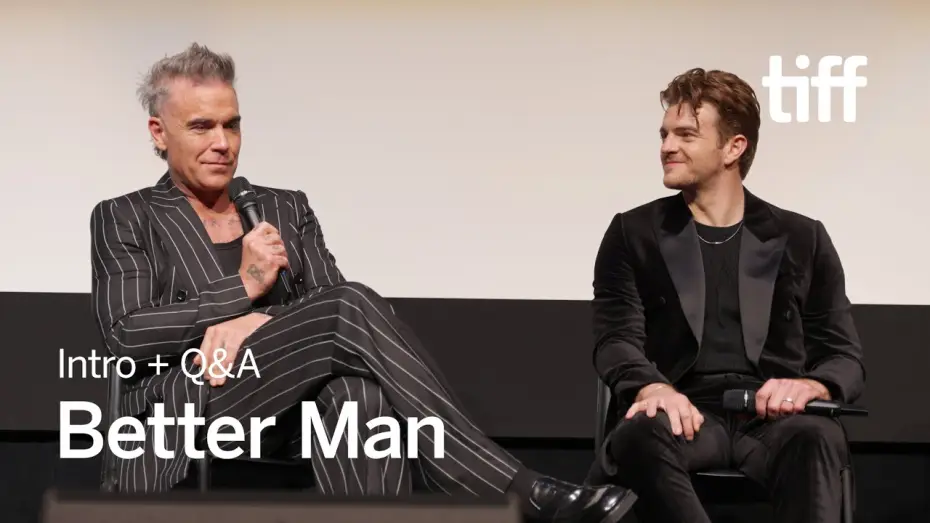 Wideo do filmu Better Man: Niesamowity Robbie Williams — Intro + Q&A With Robbie Williams & Michael Gracey | TIFF 2024