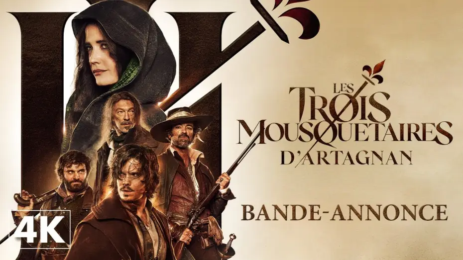 Wideo do filmu Trzej muszkieterowie: D'Artagnan — Les Trois Mousquetaires -  D'Artagnan - Bande-annonce officielle 4K