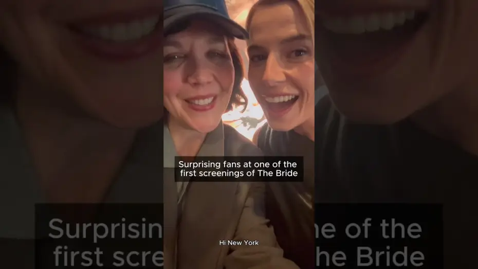 Wideo do filmu Panna młoda! — Jessie Buckley and Maggie Gyllenhaal surprise fans before a screening of THE BRIDE!