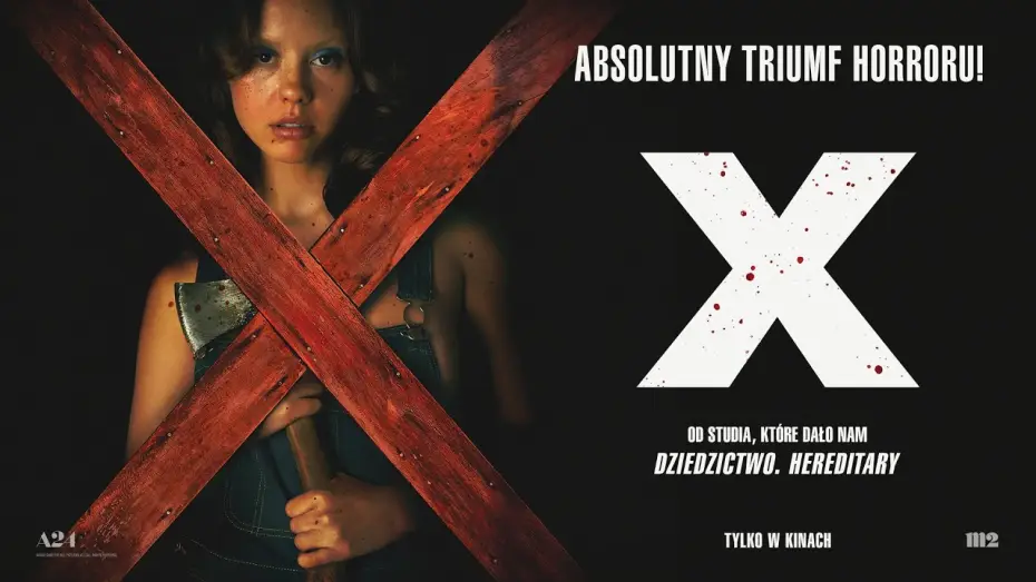 Wideo do filmu X — 🔪„X”; zwiastun PL; Absolutny triumf horroru od studia A24!