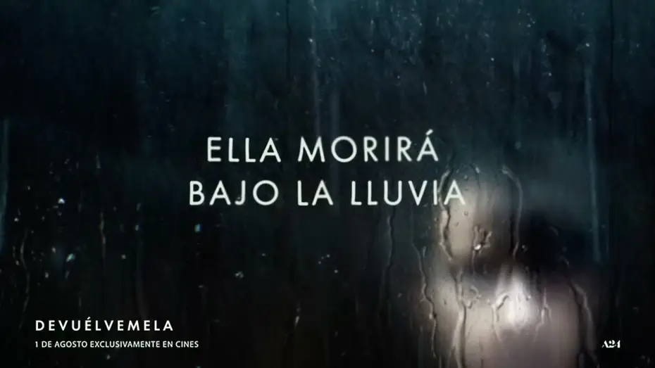 Wideo do filmu Oddaj ją — Ella morirá bajo la lluvia
