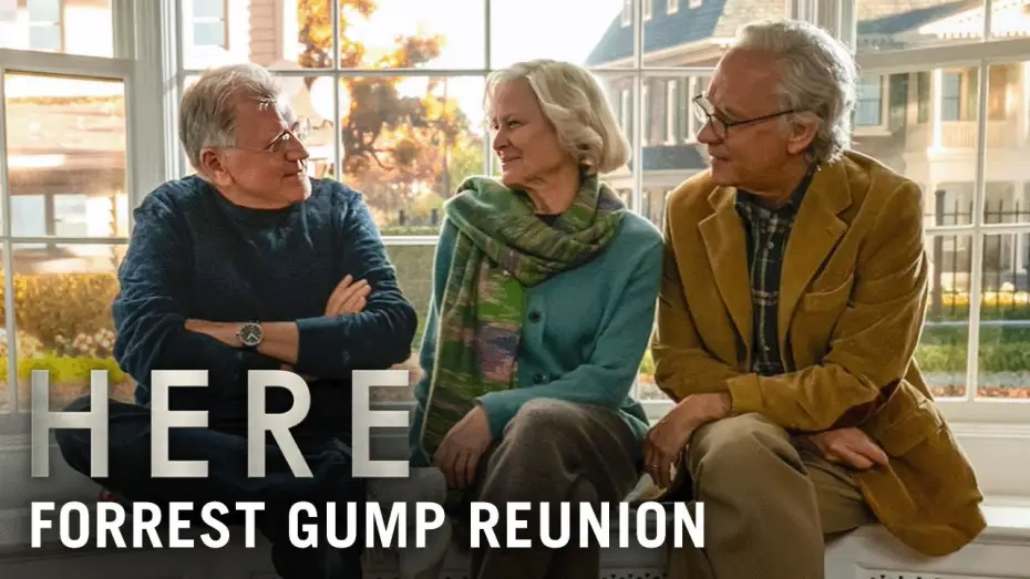 Wideo do filmu Here. Poza czasem — Forrest Gump Reunion