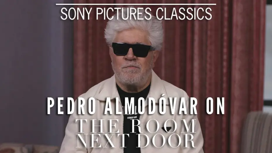 Wideo do filmu W pokoju obok — Pedro Almodóvar on THE ROOM NEXT DOOR