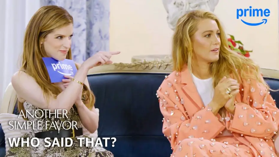 Wideo do filmu Kolejna zwyczajna przysługa — Cast Plays 'Who Said That?'