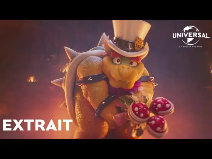 Wideo do filmu Super Mario Bros. Film — Super Mario Bros - Bowser Clip "Peach" VF [Actuellement au cinéma]