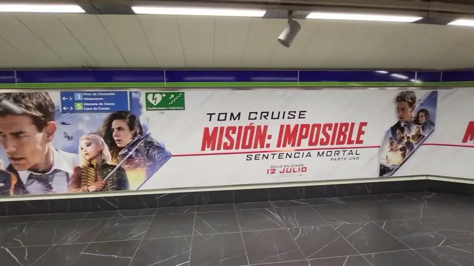 Wideo do filmu Mission: Impossible - Dead Reckoning Part One — Metro de Madrid