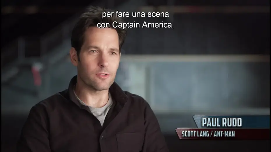 Wideo do filmu Kapitan Ameryka: Wojna bohaterów — Captain America: Civil War - Paul Rudd è Ant-Man - Pod dal film | HD