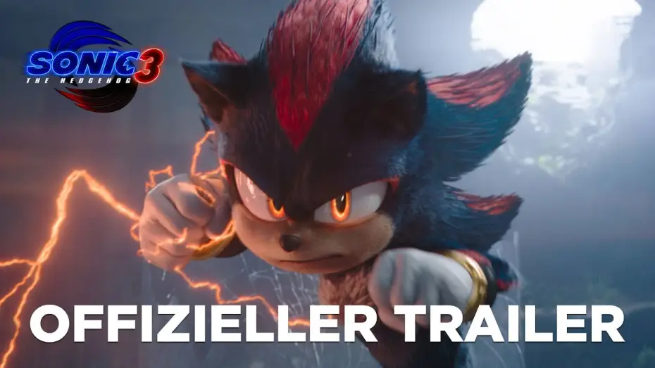 Wideo do filmu Sonic 3. Szybki jak błyskawica — Offizieller Trailer