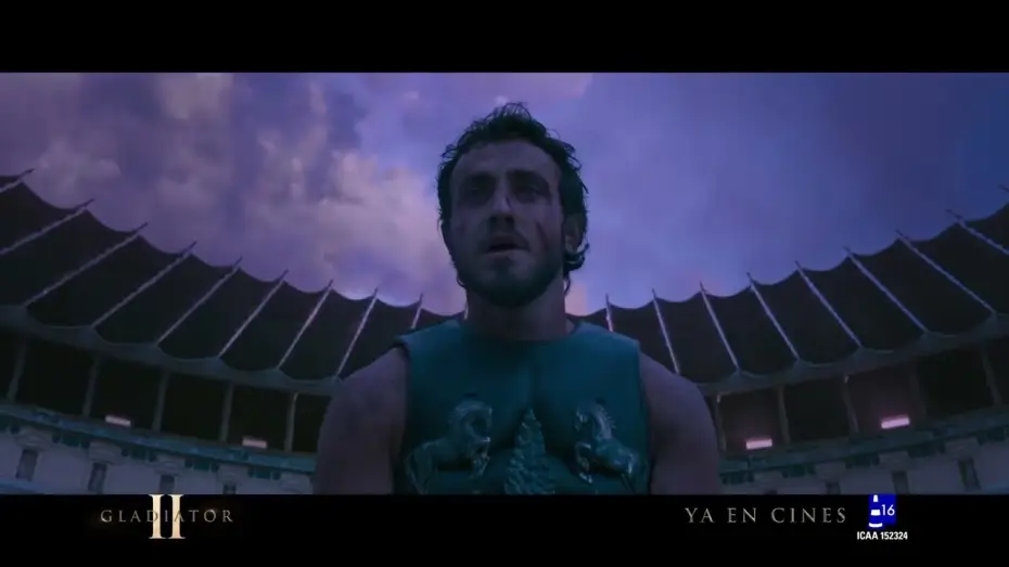 Wideo do filmu Gladiator 2 — “Espectáculo en estado puro”
