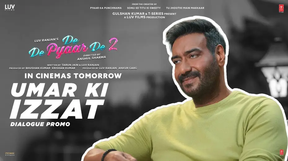 Wideo do filmu दे दे प्यार दे २ — De De Pyaar De 2 (Dialogue Promo) – Umar Ki Izzat | Ajay D, Rakul S, R. Madhavan | 14th Nov