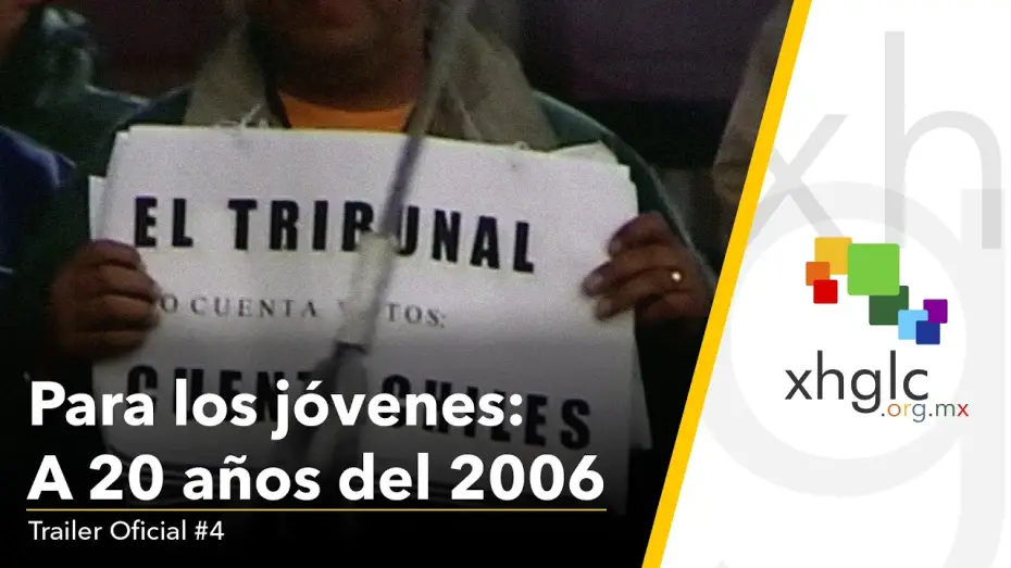 Wideo do filmu Para los jóvenes: a 20 años del 2006 — Para Los Jóvenes: A 20 años del 2006 (Trailer Oficial #4)
