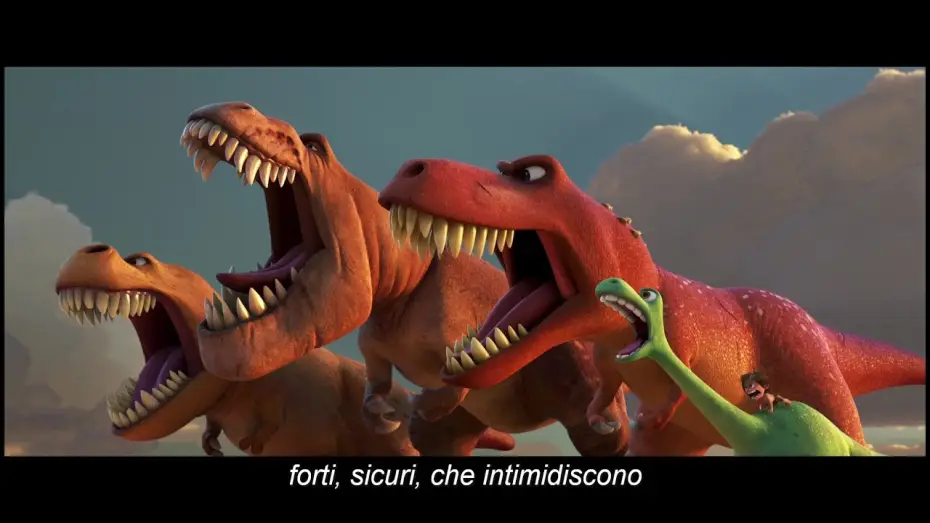 Wideo do filmu Dobry dinozaur — Disney•Pixar: Il Viaggio di Arlo - I ruggiti dei T-Rex - Pod dal film | HD