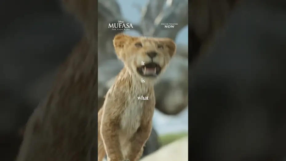 Wideo do filmu Mufasa: Król Lew — In Theaters Now