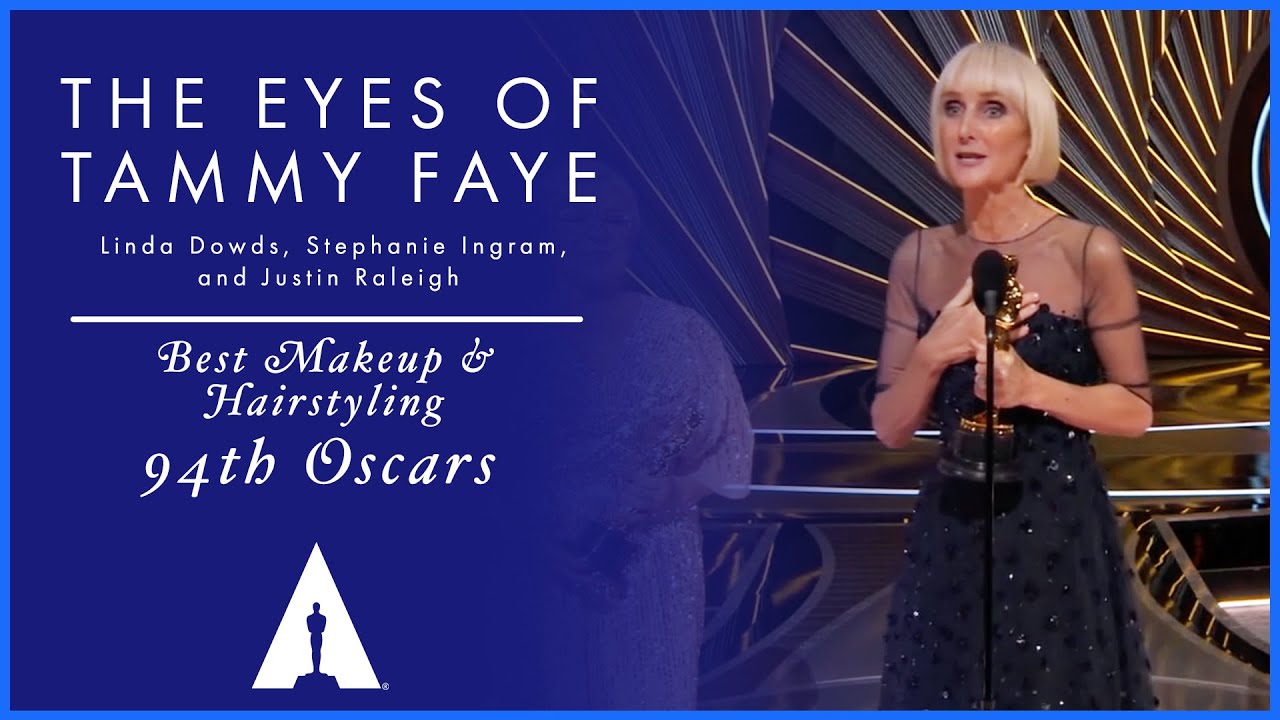 Wideo do filmu Oczy Tammy Faye — 'The Eyes of Tammy Faye' Wins Best Makeup and Hairstyling | 94th Oscars