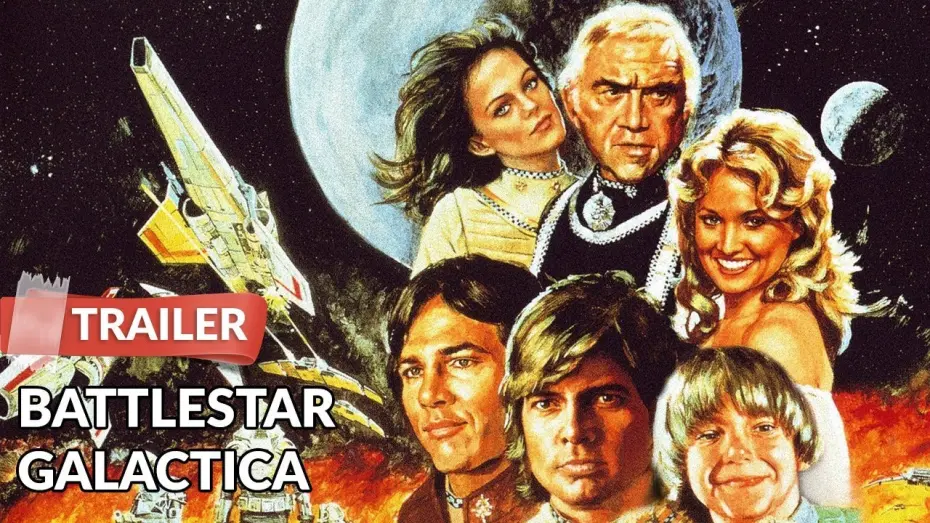 Wideo do filmu Battlestar Galactica — Battlestar Galactica The Movie 1978 Trailer HD | Richard Hatch | Dirk Benedict