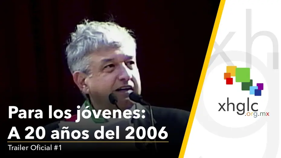 Wideo do filmu Para los jóvenes: a 20 años del 2006 — Para Los Jóvenes: A 20 años del 2006 (Trailer Oficial #1)
