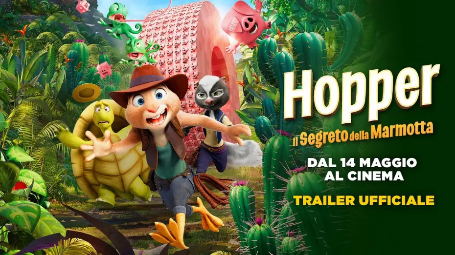 Wideo do filmu Hopper et le Secret de la Marmotte — Hopper - Il segreto della Marmotta | Trailer 90" | dal 14 maggio al cinema