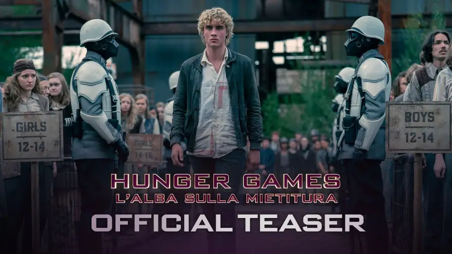 Wideo do filmu Igrzyska śmierci: Wschód słońca w dniu dożynek — HUNGER GAMES: L'ALBA SULLA MIETITURA - Teaser Ufficiale - dal 19 Novembre 2026 #soloalcinema