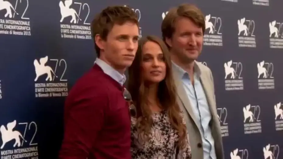 Wideo do filmu Dziewczyna z portretu — Venice Film Festival - Eddie Redmayne, Alicia Vikander and Tom Hooper