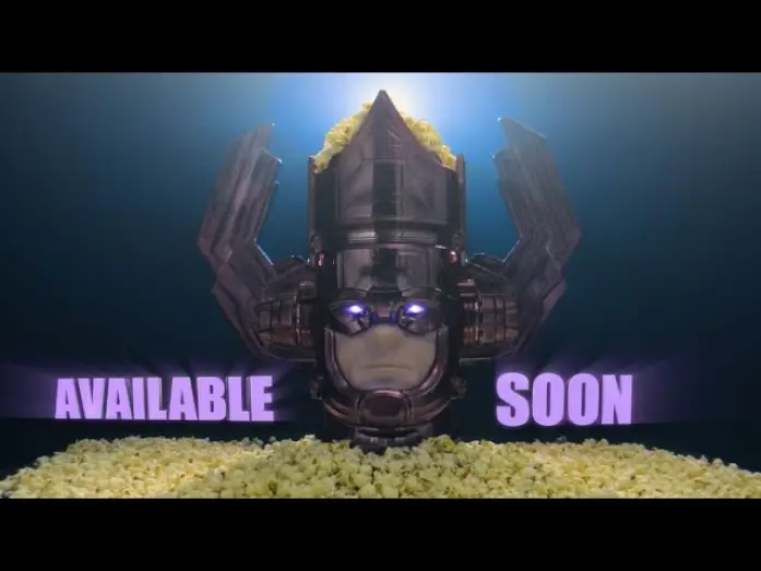 Wideo do filmu Fantastyczna 4. Pierwsze kroki — Galactus Popcorn Vessel