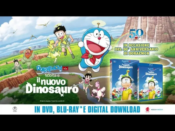 Wideo do filmu 映画ドラえもん のび太の新恐竜 — Doraemon – Il film: Nobita e il nuovo dinosauro – Anime Factory