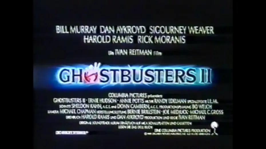 Wideo do filmu Pogromcy duchów 2 — Ghostbusters II 1989 Offiziell / Original Trailer German / Deutsch Kino  Ghostbusters 2