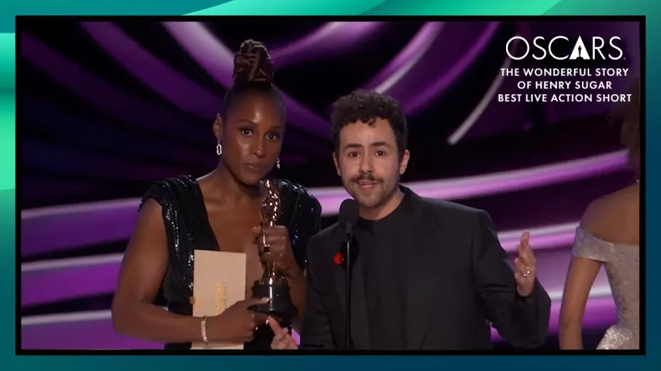 Wideo do filmu Zdumiewająca historia Henry’ego Sugara — 'The Wonderful Story of Henry Sugar' Wins Best Live Action Short Film | 96th Oscars (2024)
