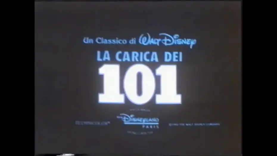 Wideo do filmu 101 dalmatyńczyków — Trailer Disney: La Carica dei 101