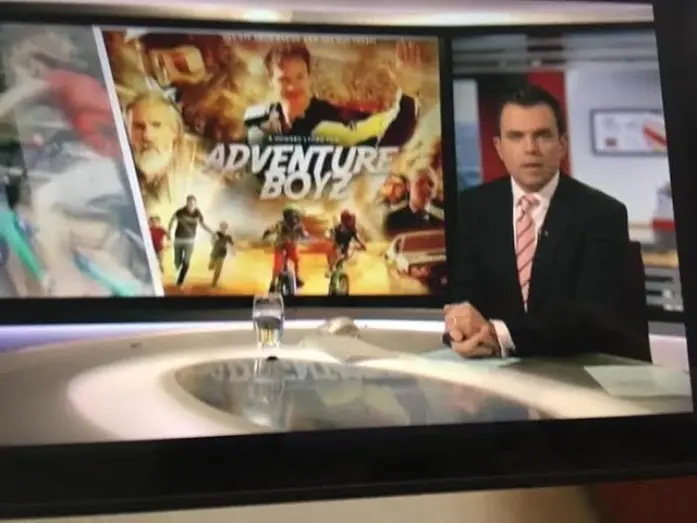 Wideo do filmu Adventure Boyz — Adventure Boyz on BBC news Howard J Ford