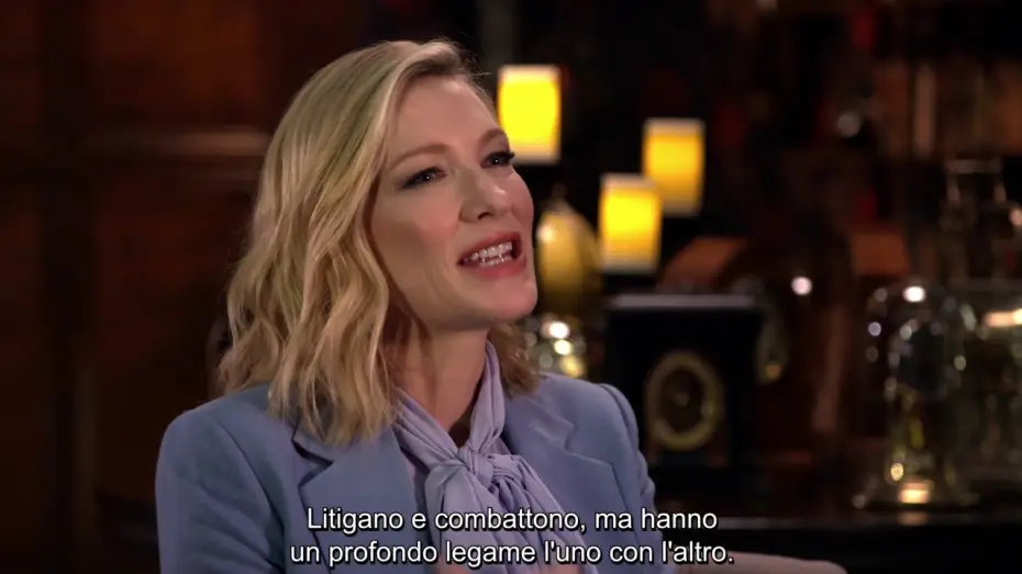 Wideo do filmu Zegar czarnoksiężnika — IL MISTERO DELLA CASA DEL TEMPO - Featurette "Cate Blanchett è Florence Zimmerman"