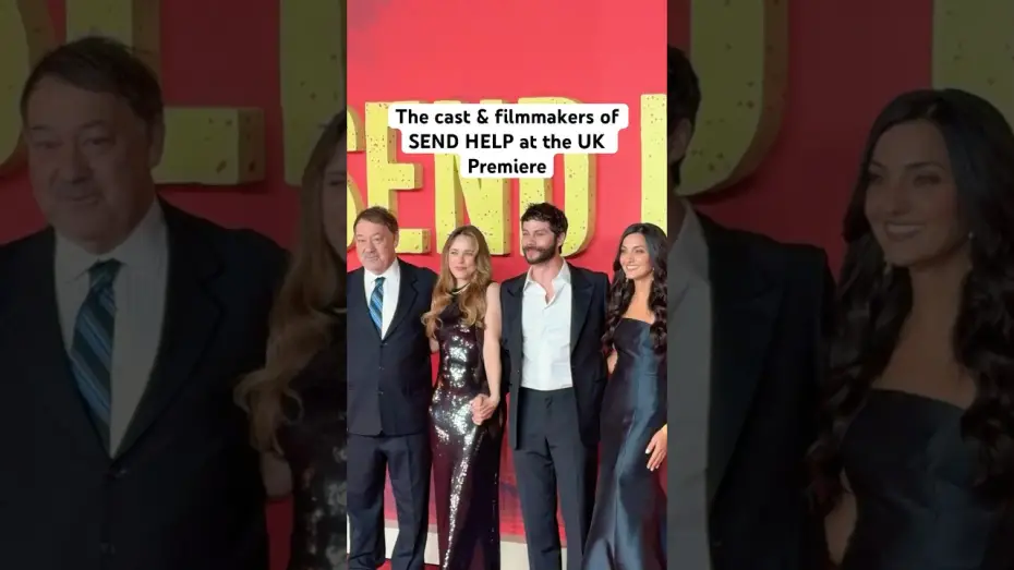 Wideo do filmu Pomocy — Cheers to the cast & filmmakers of SEND HELP in London for the UK Premiere!