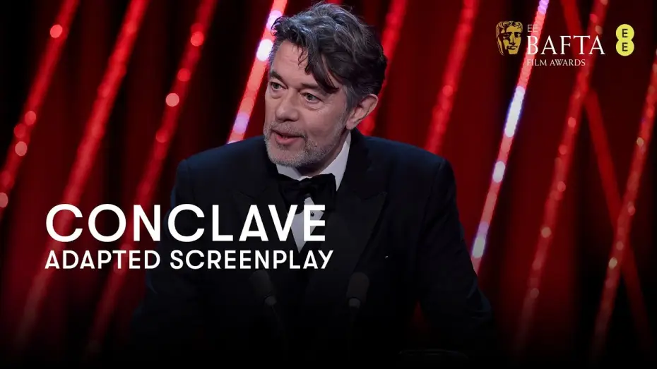 Wideo do filmu Konklawe — Conclave wins the BAFTA for Adapted Screenplay | BAFTA Film Awards 2025