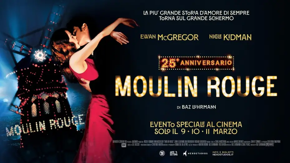 Wideo do filmu Moulin Rouge! — MOULIN ROUGE! - dal 9 all'11 marzo al cinema - TRAILER