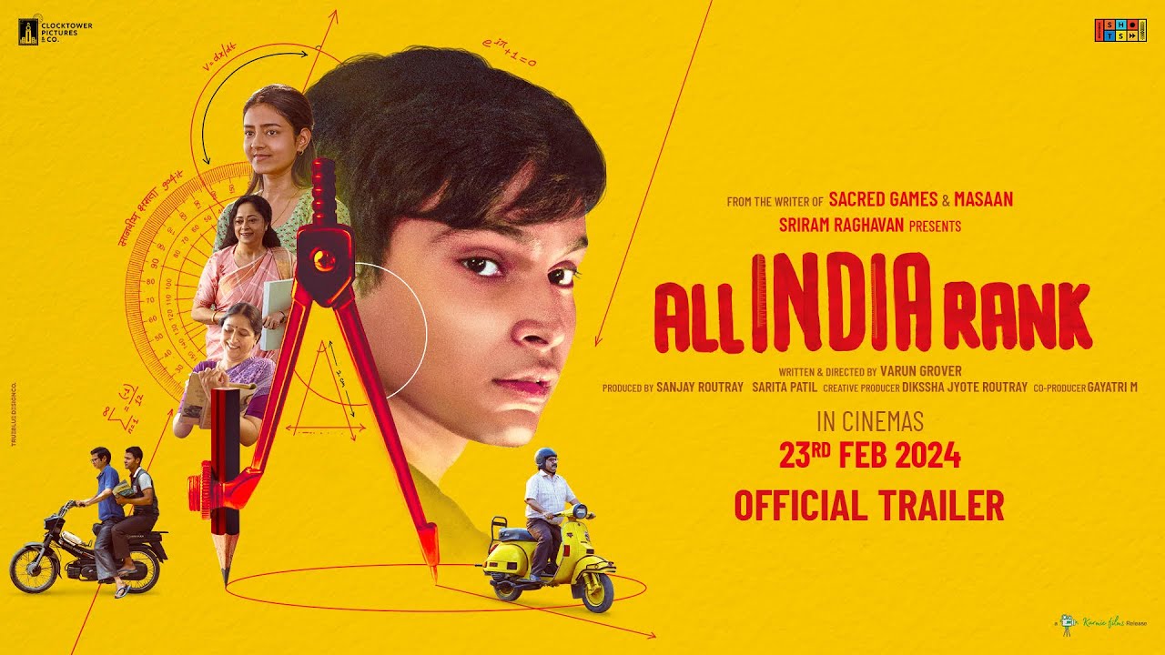 Wideo do filmu अखिल भारतीय रैंक — All India Rank | Official Trailer | Varun Grover | Sriram Raghavan | In Theatres 23rd Feb 2024