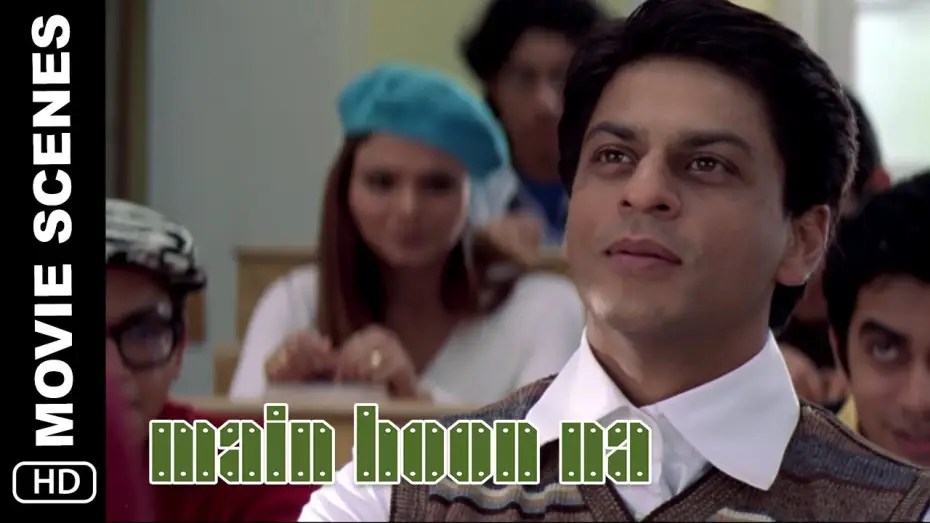 Wideo do filmu Jestem przy tobie — Introduction to the Class | Main Hoon Na | Movie Scene | Shah Rukh Khan, Amrita Rao, Zayed Khan