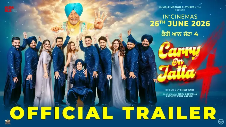 Wideo do filmu Carry On Jatta 4 — Carry On Jatta 4 (Trailer) Gippy Grewal | Binnu Dhillon | Sargun Mehta | Late Jaswinder Bhalla Ji