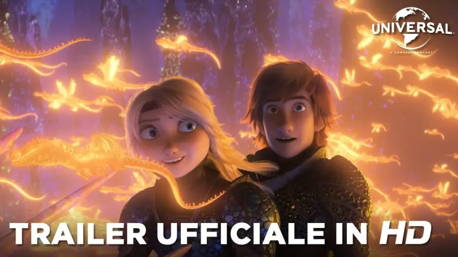 Wideo do filmu Jak wytresować smoka 3 — DragonTrainer - Il Mondo Nascosto - Teaser Trailer Ufficiale