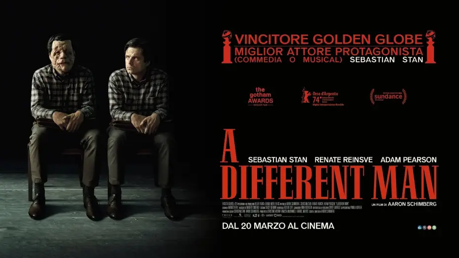 Wideo do filmu A Different Man — A Different Man con  il vincitore del Golden Globe Sebastian Stan | Trailer ITA HD
