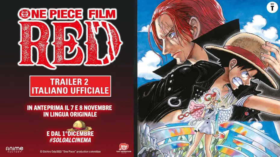 Wideo do filmu One Piece Film Red — One Piece Film: RED - Trailer 2 Italiano Ufficiale