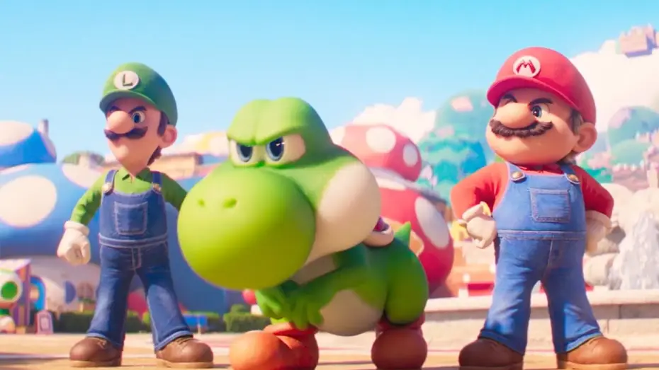 Wideo do filmu Super Mario  Galaxy. Film — DER SUPER MARIO GALAXY FILM | Exklusiver Clip "Yoshi mampft zurück" deutsch/german HD
