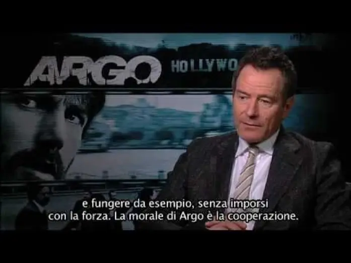 Wideo do filmu Operacja Argo — Argo di Ben Affleck - Intervista a Bryan Cranston (sottotitoli in italiano)