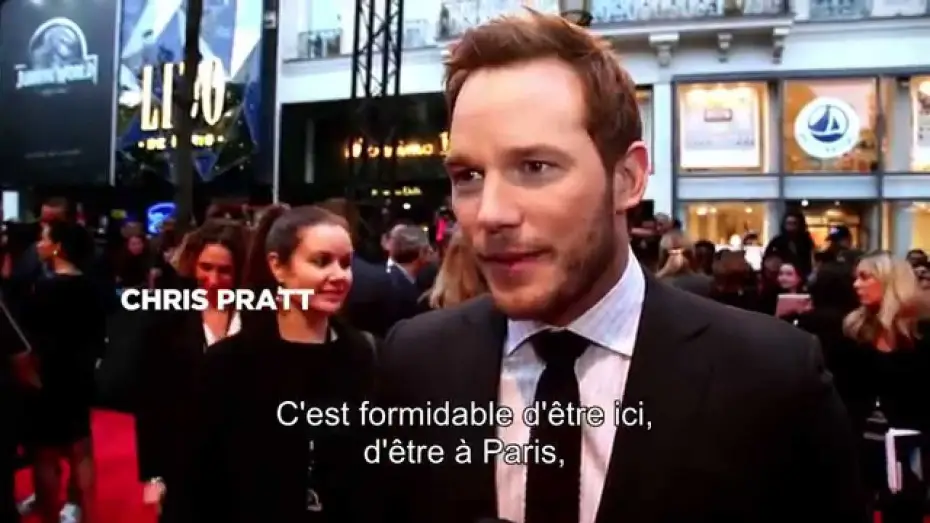 Wideo do filmu Jurassic World — Jurassic World / Featurette "Avant-Première Mondiale à Paris"