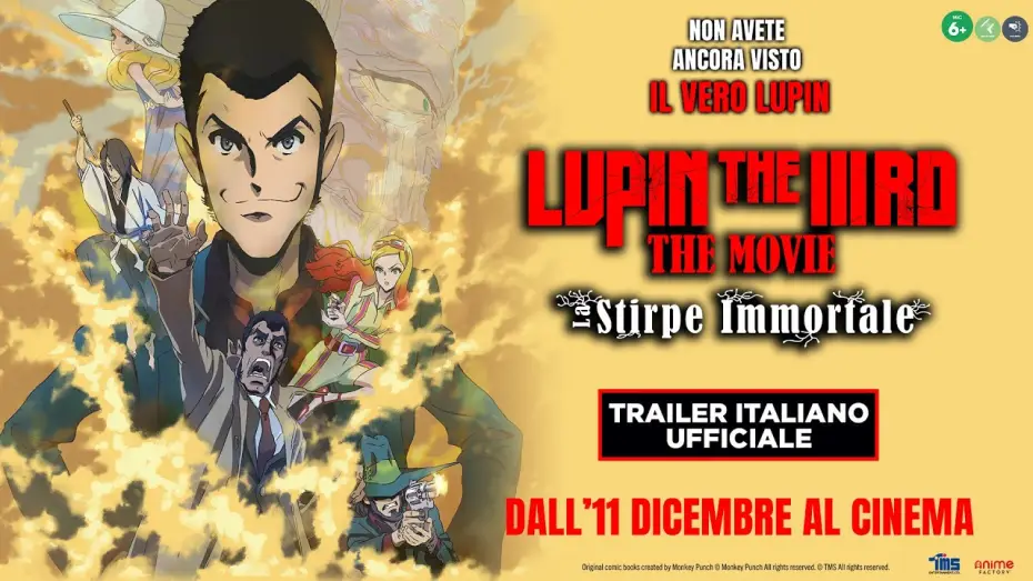 Wideo do filmu Lupin the IIIrd the Movie: Nieśmiertelny rodowód — Lupin The IIIRD - The Movie: La Stirpe Immortale | Trailer Italiano Ufficiale