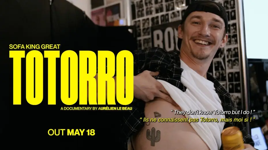 Wideo do filmu Sofa King Great — SOFA KING GREAT teaser - TOTORRO documentary OUT MAY 18