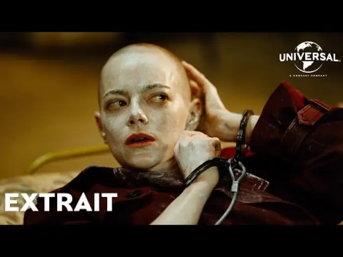 Wideo do filmu Bugonia — BUGONIA - Extrait "Michelle se réveille avec le crâne rasé" VOST [Actuellement au cinéma]