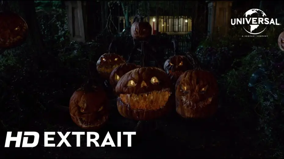 Wideo do filmu Zegar czarnoksiężnika — La Prophétie de l'Horloge - Extrait 1 "L'attaque des Citrouilles" VF