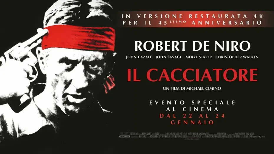 Wideo do filmu Łowca jeleni — Il Cacciatore | Il capolavoro di Michael Cimino restaurato in 4K solo 22-23-24 gennaio | Trailer HD