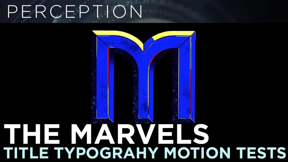 Wideo do filmu Marvels — End Credits Main Title Typography Motion Test